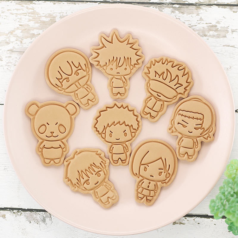 8pcs Jujutsu Kaisen Cake Cooki - огляд і ціна Kitchen Kids Baking Set