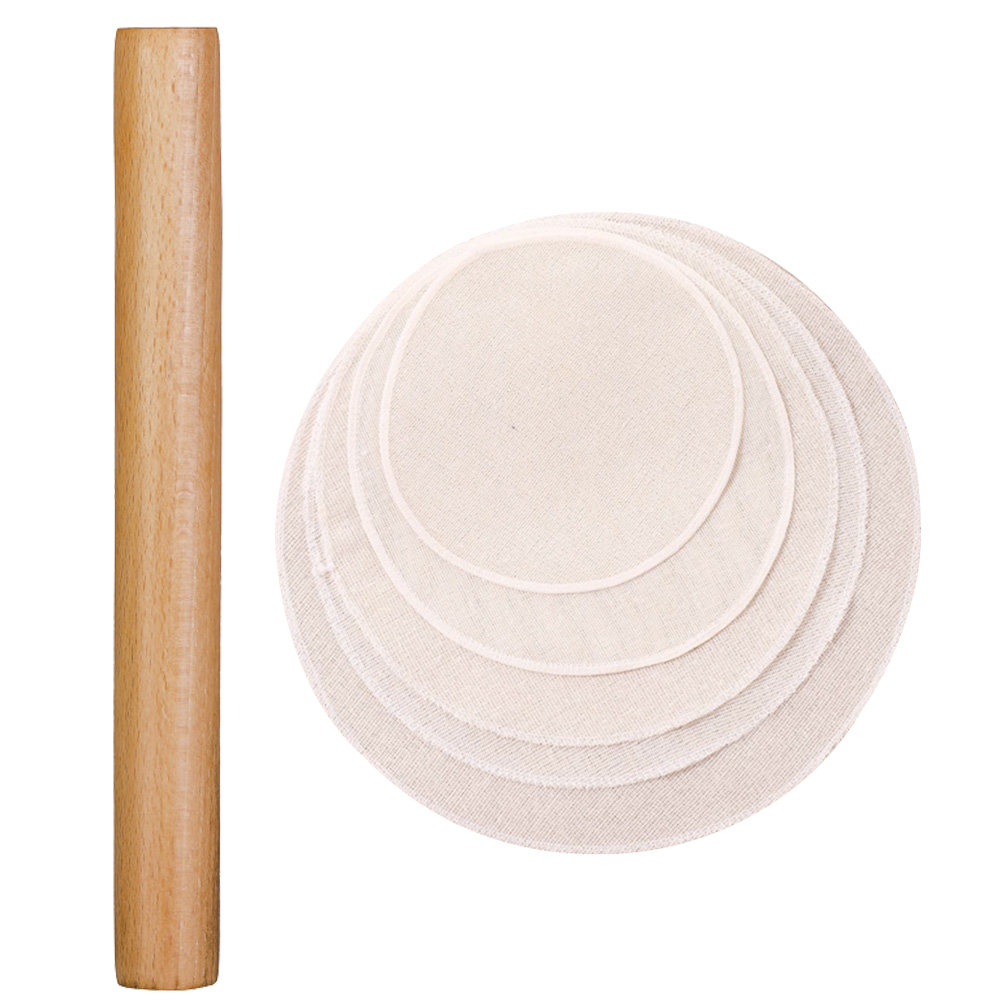 6Pcs Wood Rolling Pin Set Non- - огляд і ціна Kitchen Roller Baking