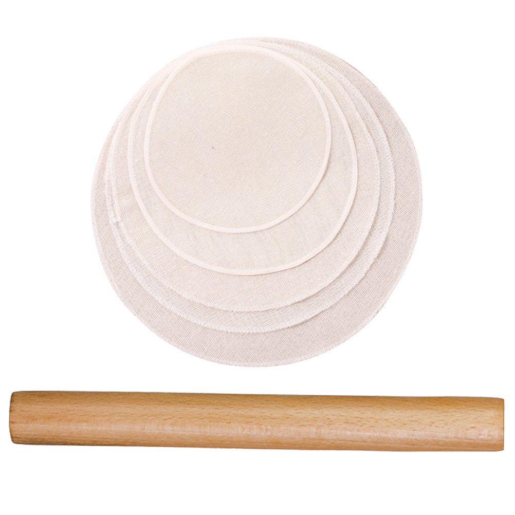6Pcs Wood Rolling Pin Set Non- - огляд і ціна Kitchen Roller Baking