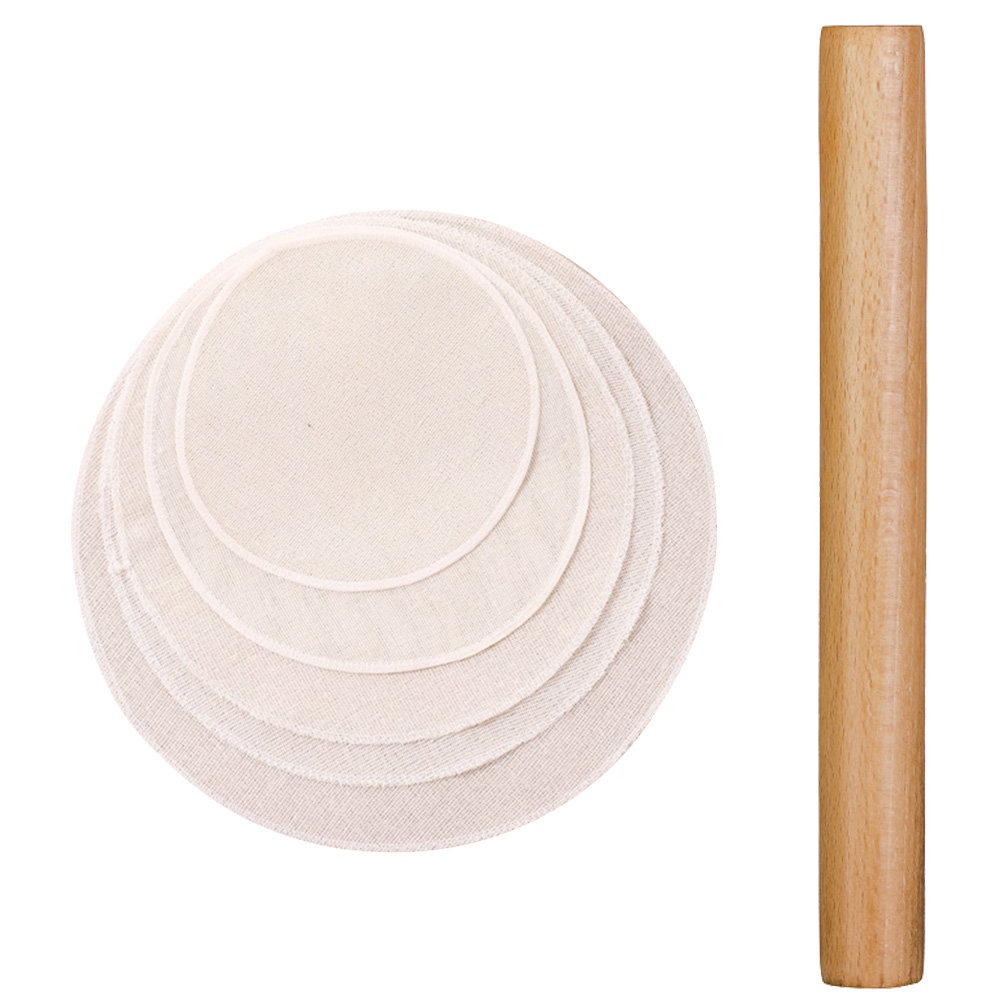 6Pcs Wood Rolling Pin Set Non- - огляд і ціна Kitchen Roller Baking