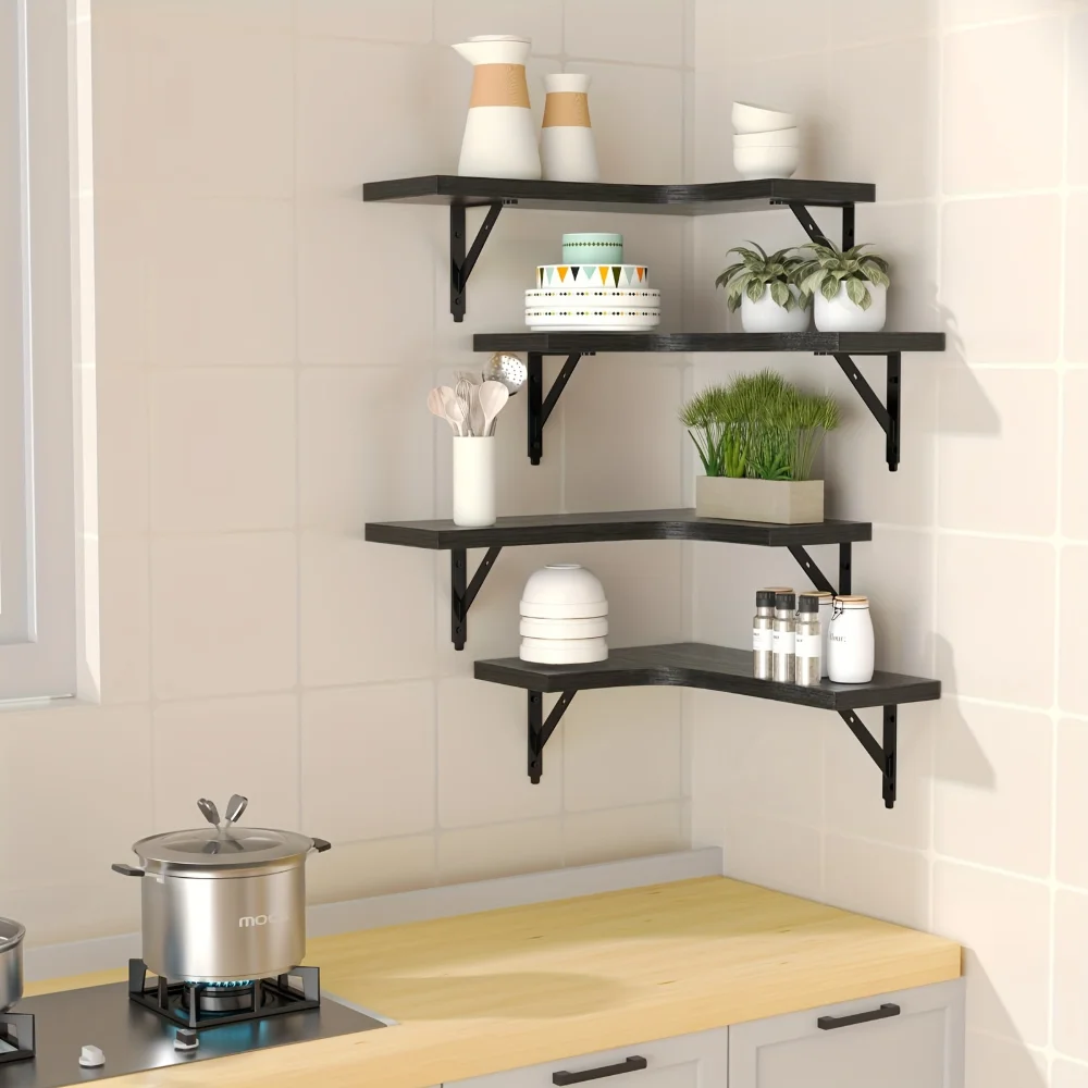 Natural Wood Grain Floating Sh - огляд і ціна Kitchen Uncle