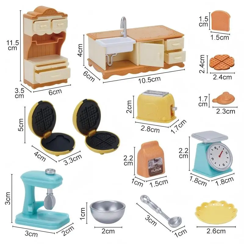 1:12 Dollhouse Miniature Furni - огляд і ціна Kitchen Uncle