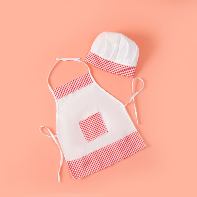 Kids Chef Apron Hat Set Childr - огляд і ціна Kitchen Kids Baking Set