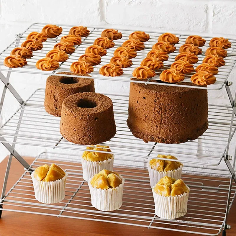 Foldable Multi-Layer Cake Cool - огляд і ціна Kitchen Baking Rack