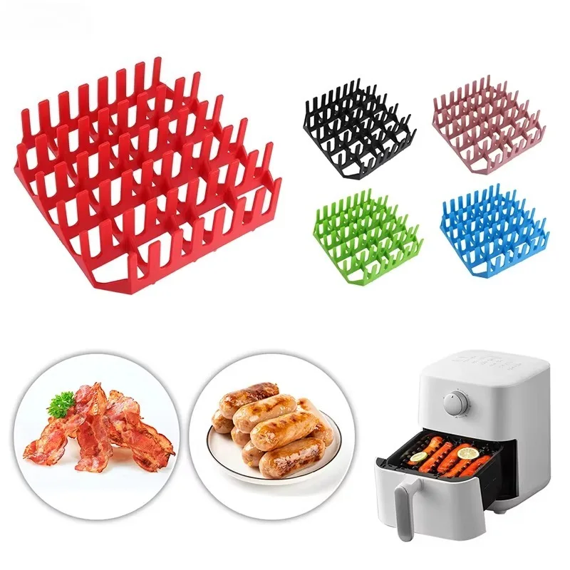 3Pcs Square Air Fryer Silicone - огляд і ціна Baking Kitchen Set